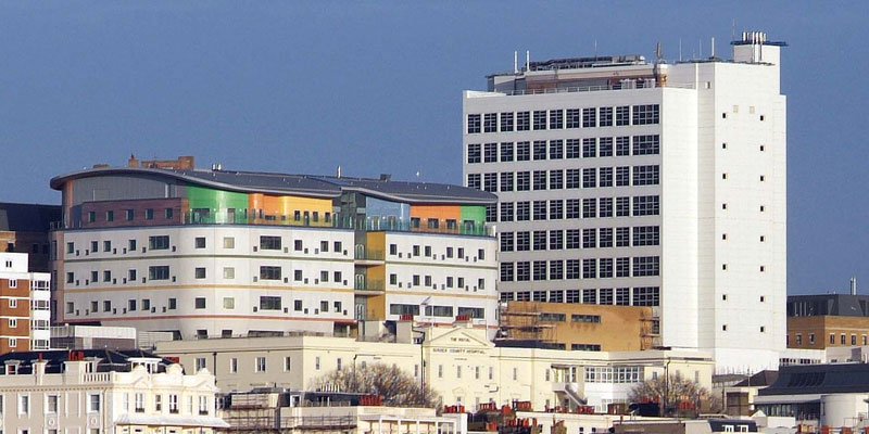 The Royal Sussex County Hospital in Brighton